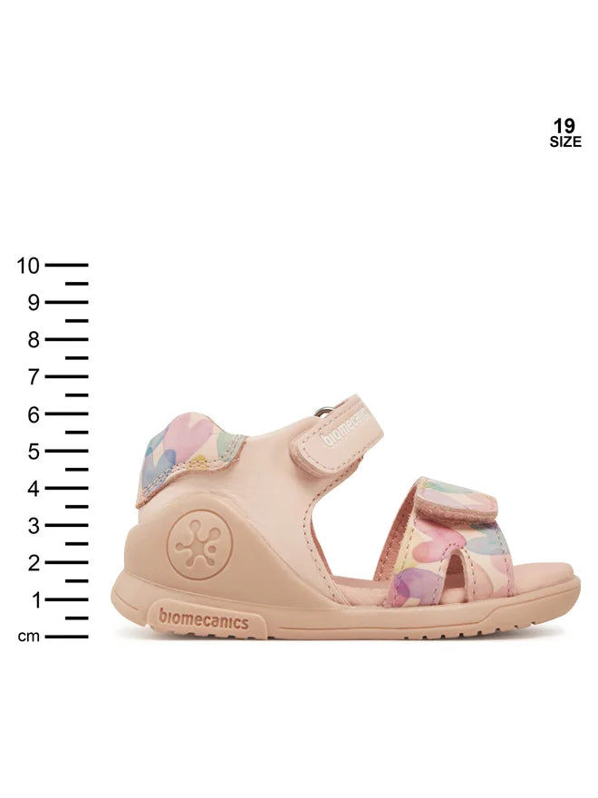 Biomecanics sandale fete 19-25 Sauvage Cotton cu inimioare