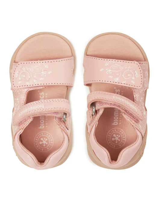 Biomecanics sandale fete 19-25 Sauvage Rosa cu puisori