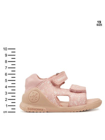 Biomecanics sandale fete 19-25 Sauvage Rosa cu puisori