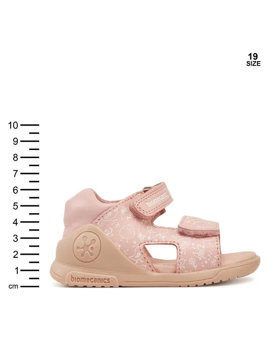 Biomecanics sandale fete 19-25 Sauvage Rosa cu puisori