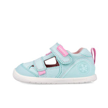 Biomecanics sandale fete Barefoot din panza canvas 20-26 Pique Sky