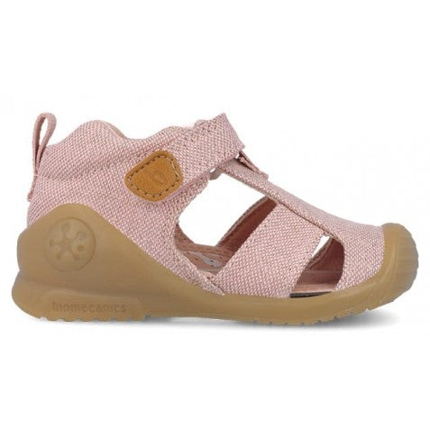 Biomecanics sandale fete din panza 18-24 Lurex Rosa Imagine secundară a produsului