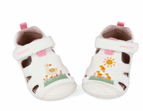Biomecanics sandale fete din panza canvas 18-24 Pique blanco cu gasca