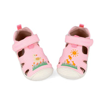 Biomecanics sandale fete din panza canvas 18-24 Pique rosa cu gasca