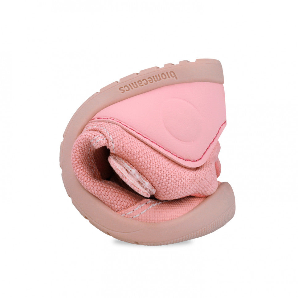 Biomecanics sandale fete din panza Primii Pasi 24-26 Pique Rose