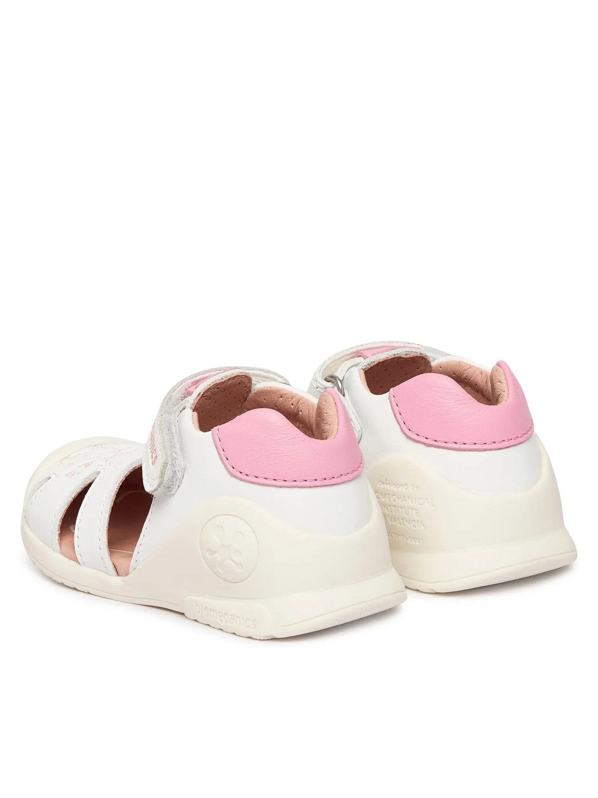 Biomecanics sandale fete Primii Pasi 18-25 Napa Blanco Ocean