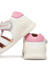 Biomecanics sandale fete Primii Pasi 18-25 Napa Blanco Ocean