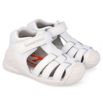 Biomecanics sandale fete Primii Pasi 18-25 Napa Blanco simpu