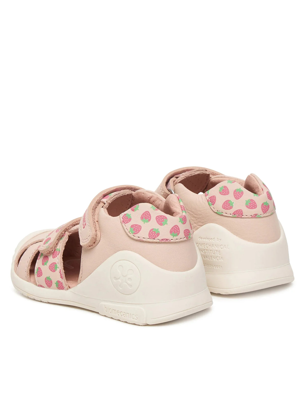 Biomecanics sandale fete Primii Pasi 18-25 Sauvage Cotton cu capsune