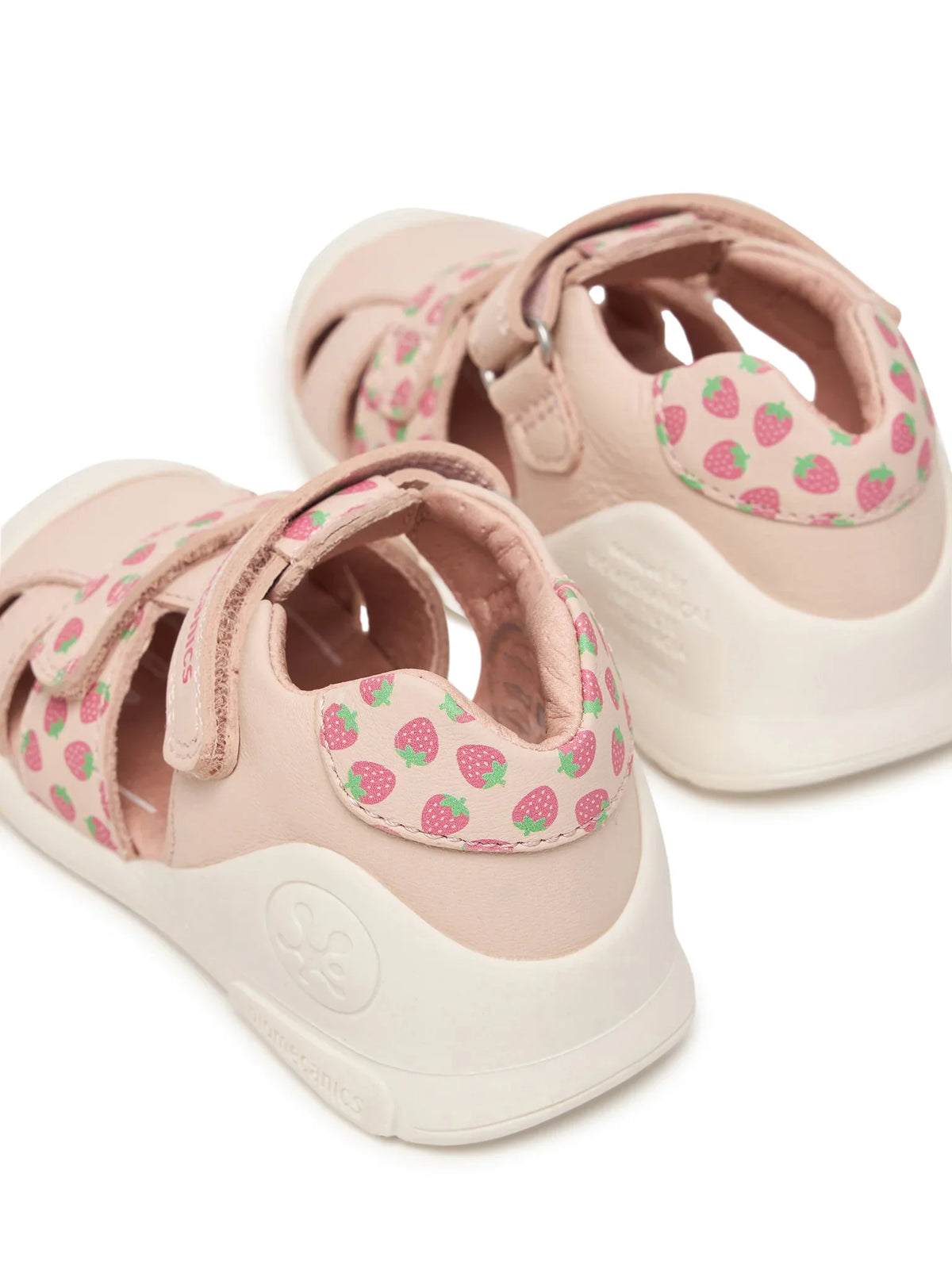 Biomecanics sandale fete Primii Pasi 18-25 Sauvage Cotton cu capsune