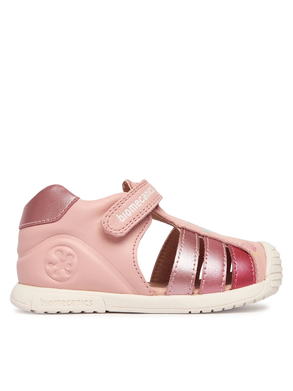 Biomecanics sandale fete Primii Pasi 18-25 Sauvage Rosa cu pestisori