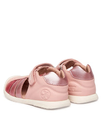 Biomecanics sandale fete Primii Pasi 18-25 Sauvage Rosa cu pestisori