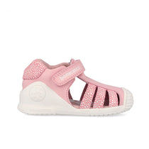 Biomecanics sandale fete Primii Pasi 18-25 Sauvage Rosa cu picatele