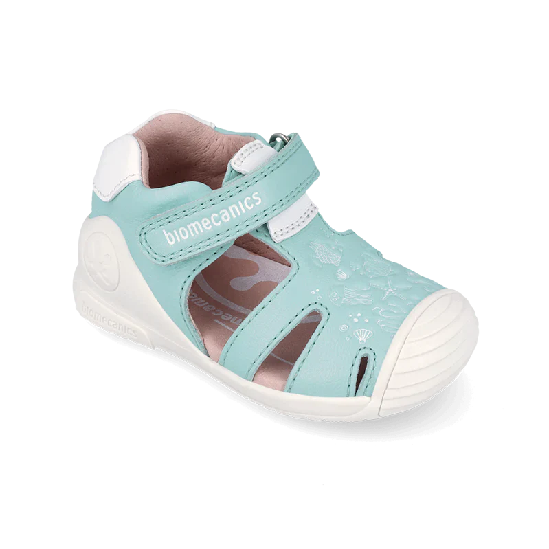 Biomecanics sandale fete Primii Pasi 18-25 Sauvage Sky Ocean