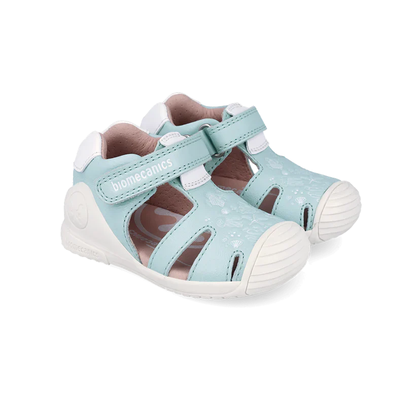 Biomecanics sandale fete Primii Pasi 18-25 Sauvage Sky Ocean