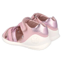 Biomecanics sandale fete cu varf deschis Primii Pasi 19-25 Sauvage Rosa