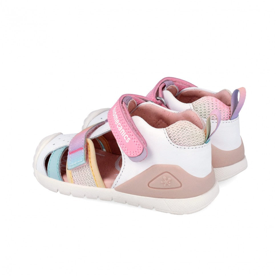 Biomecanics sandale fete Primii Pasi 20-25 Blanco Y Multicolor