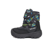 D.D.Step cizme baieti Aqua-Tex captusite 28-33 Black