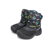 D.D.Step cizme baieti Aqua-Tex captusite 28-33 Black
