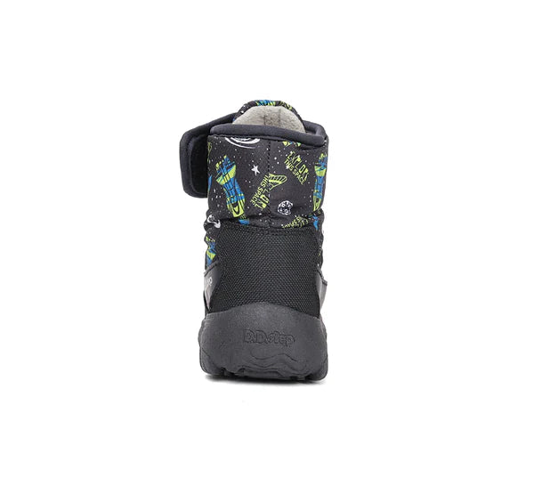 D.D.Step cizme baieti Aqua-Tex captusite 22-27 Black