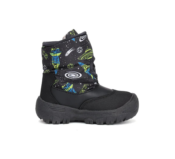 D.D.Step cizme baieti Aqua-Tex captusite 28-33 Black