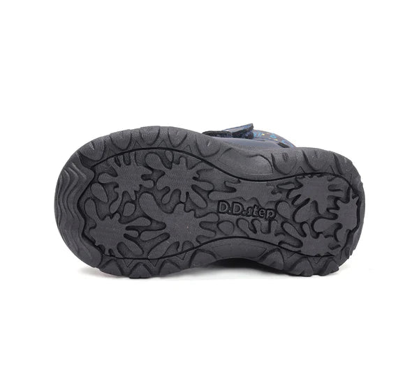 D.D.Step cizme baieti Aqua-Tex captusite 28-33 Black