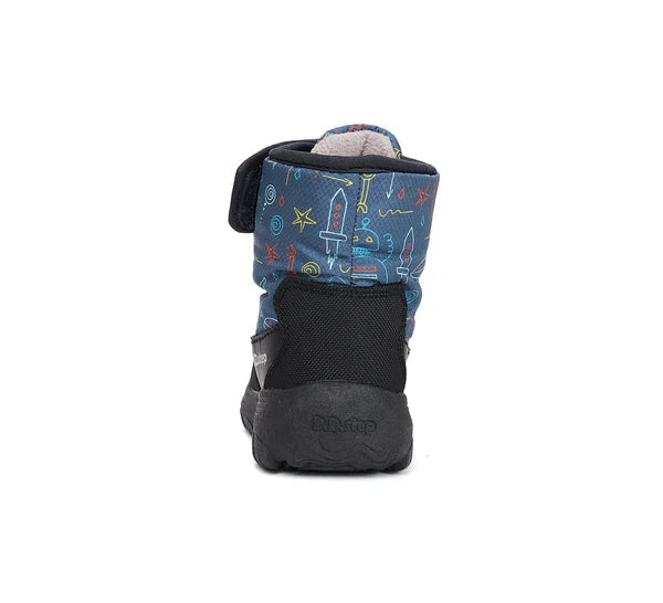 D.D.Step cizme baieti Aqua-Tex captusite 22-27 Royal Blue