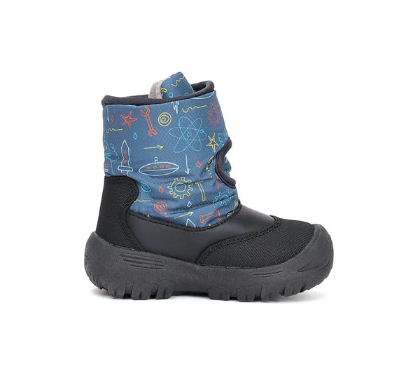 D.D.Step cizme baieti Aqua-Tex captusite 22-27 Royal Blue