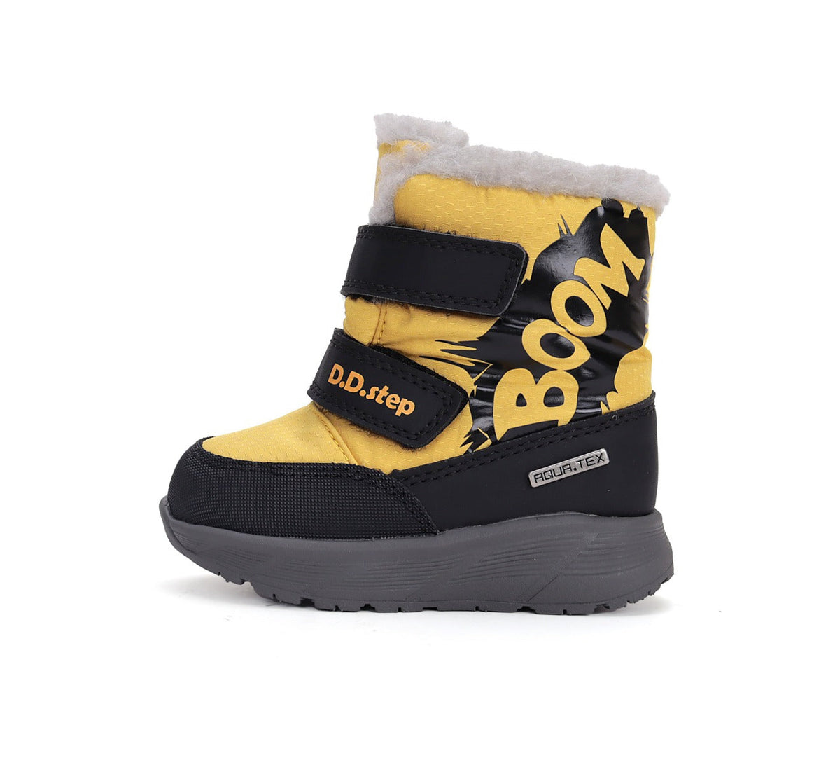 D.D.Step cizme baieti Aqua-Tex imblanite 28-33 Yellow Boom