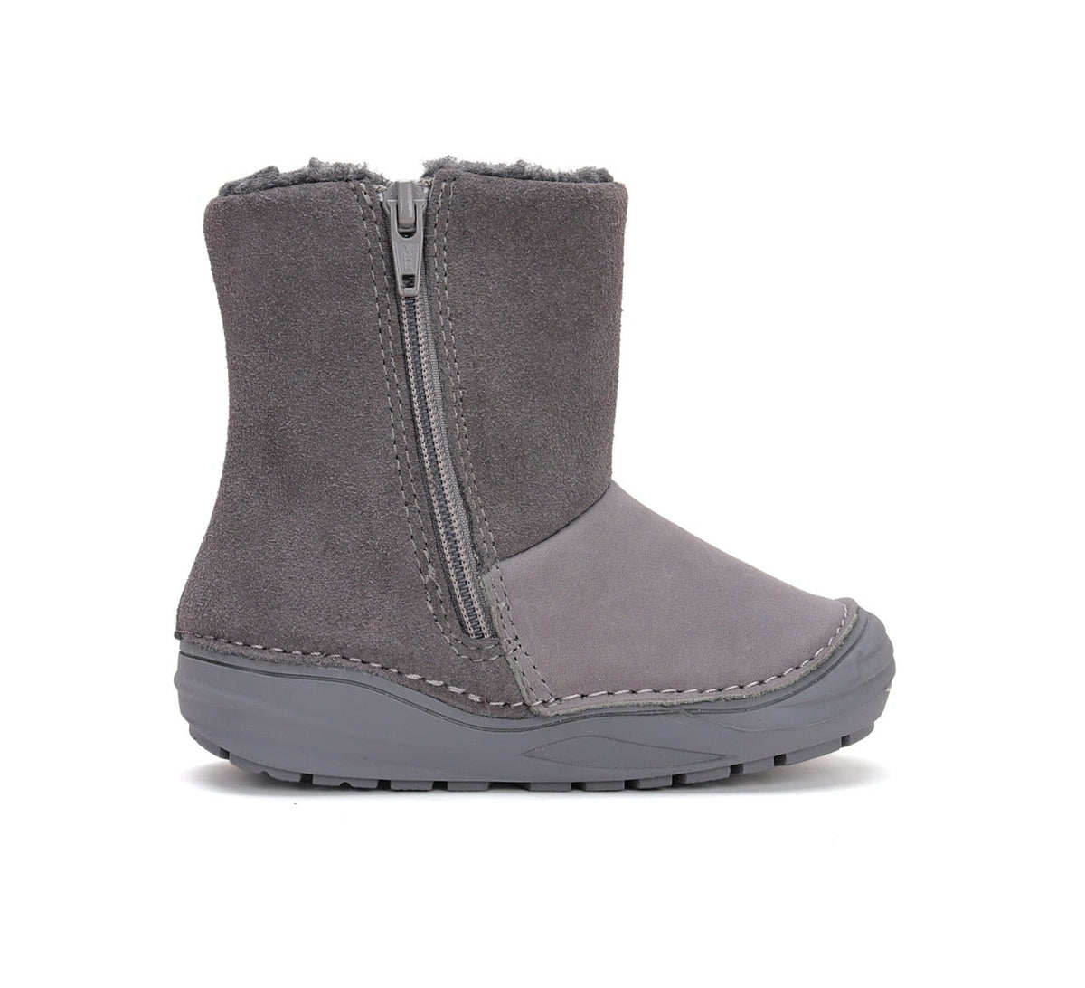D.D.Step cizme baieti imblanite 20-25 Dark Grey cu cosmonaut