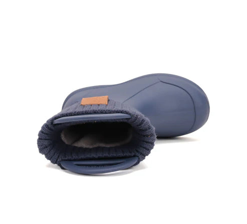 D.D.Step cizme de cauciuc baieti cu captuseala detasabila 20-31 Midnight Blue