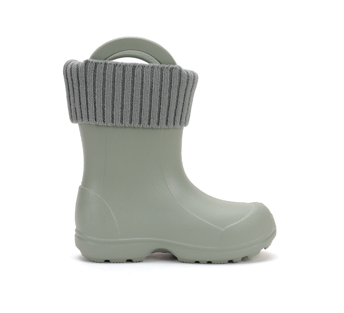 D.D.Step cizme de cauciuc baieti cu captuseala detasabila 20-31 Wayer Lily Green
