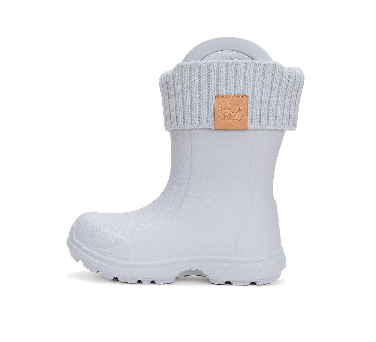 D.D.Step cizme de cauciuc baieti cu captuseala detasabila 22-33 Light Grey Imagine secundară a produsului