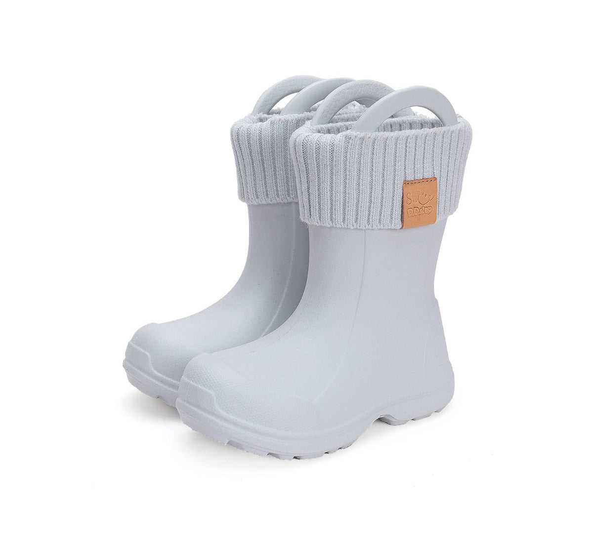 D.D.Step cizme de cauciuc baieti cu captuseala detasabila 22-33 Light Grey Imagine principală a produsului