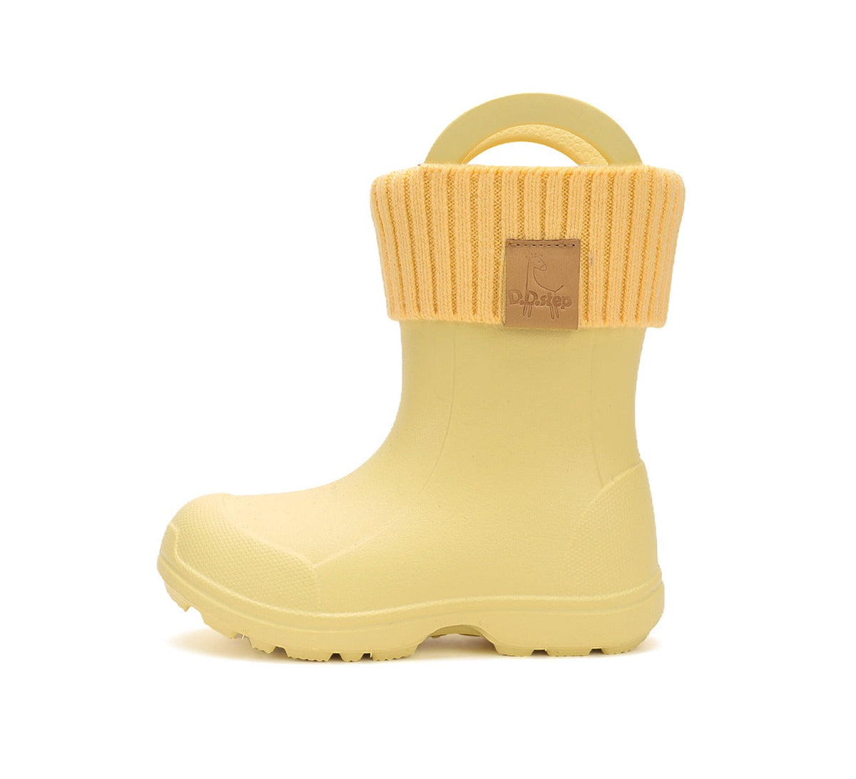 D.D.Step cizme de cauciuc fete cu captuseala detasabila 20-31 Sunrise Gold
