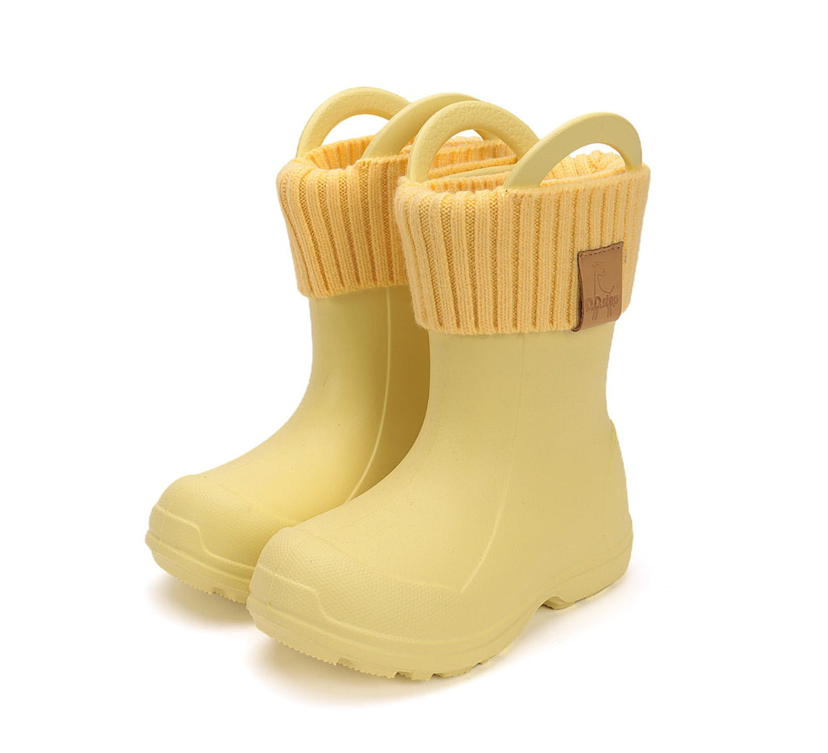 D.D.Step cizme de cauciuc fete cu captuseala detasabila 20-31 Sunrise Gold Imagine principală a produsului