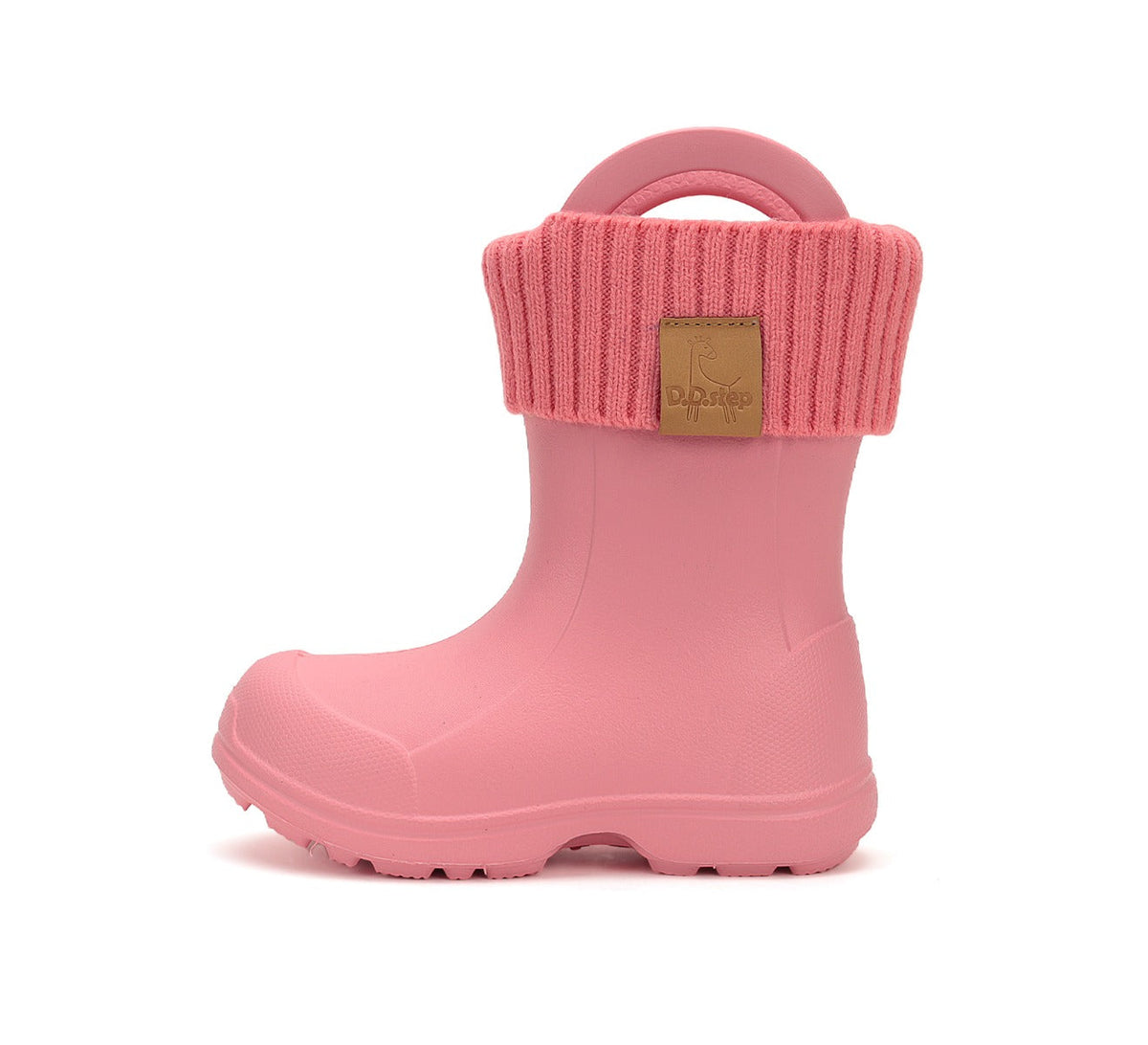 D.D.Step cizme de cauciuc fete cu captuseala detasabila 20-31 Water Lily Pink