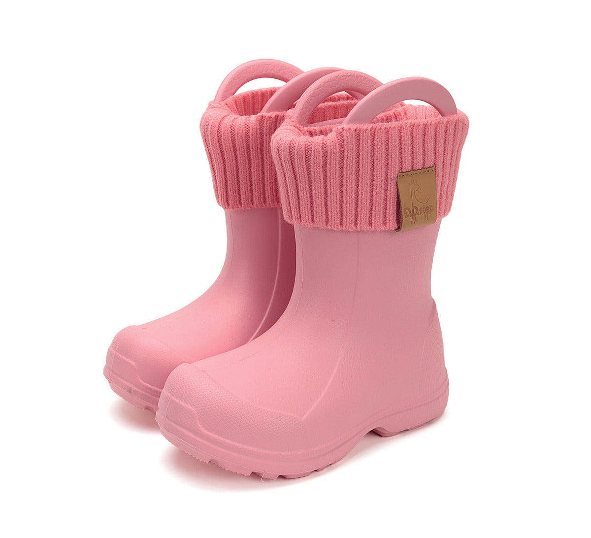 D.D.Step cizme de cauciuc fete cu captuseala detasabila 20-31 Water Lily Pink Imagine principală a produsului