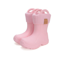 D.D.Step cizme de cauciuc fete cu captuseala detasabila 22-33 Baby Pink