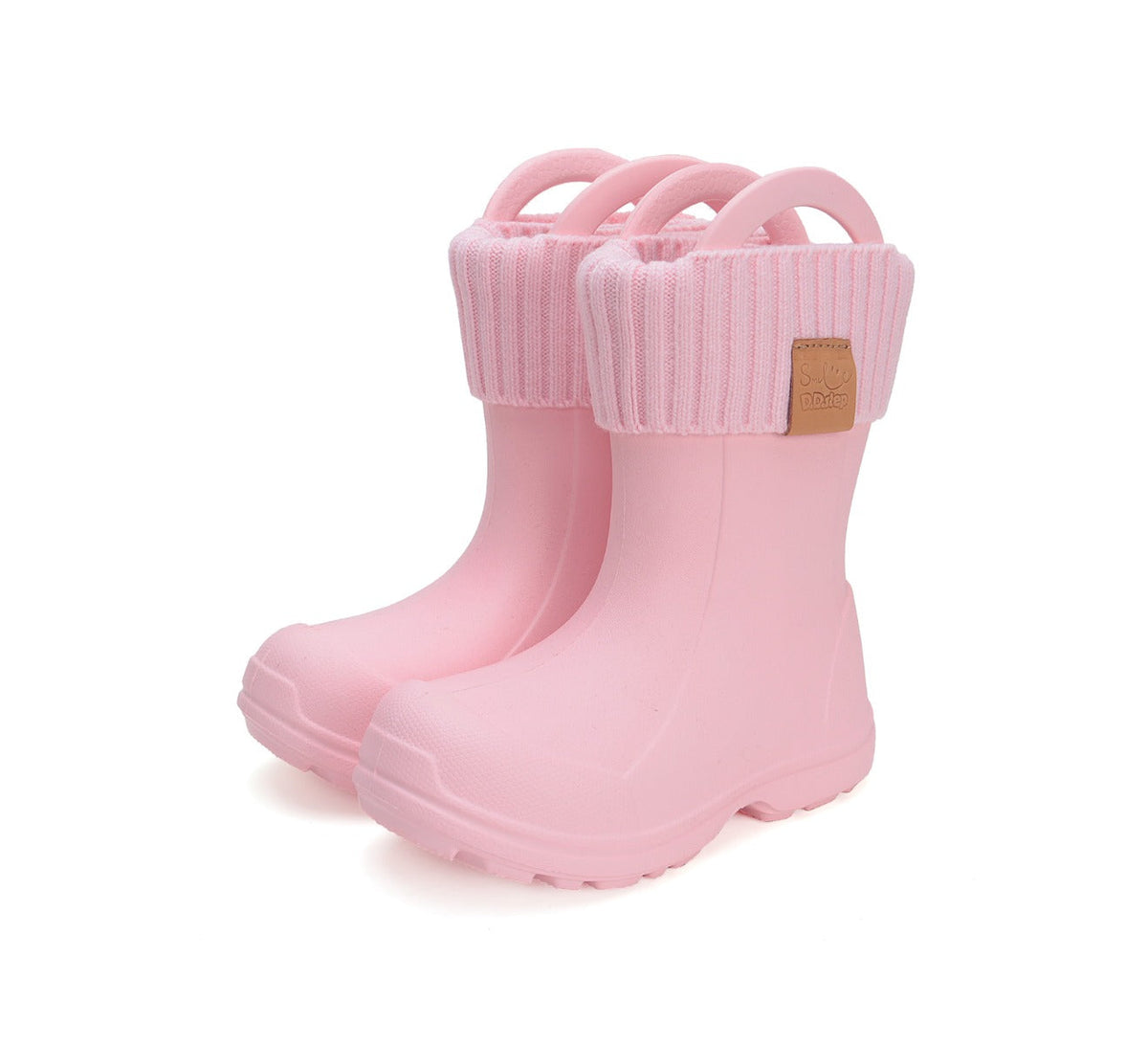 D.D.Step cizme de cauciuc fete cu captuseala detasabila 22-33 Baby Pink
