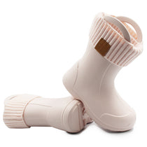 D.D.Step cizme de cauciuc fete cu captuseala detasabila 22-33 Cream