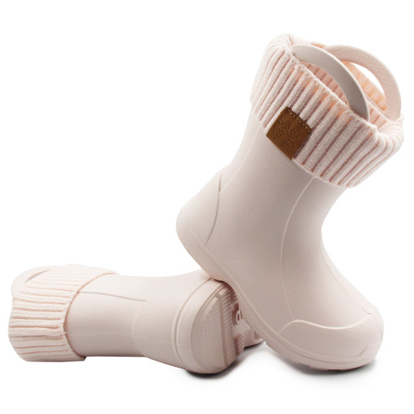 D.D.Step cizme de cauciuc fete cu captuseala detasabila 22-33 Cream