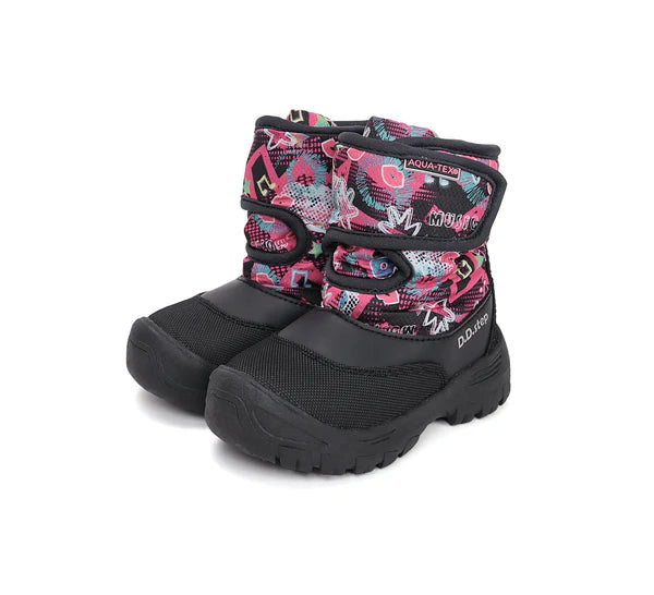 D.D.Step cizme fete Aqua-Tex captusite 28-33 Black Imagine principală a produsului