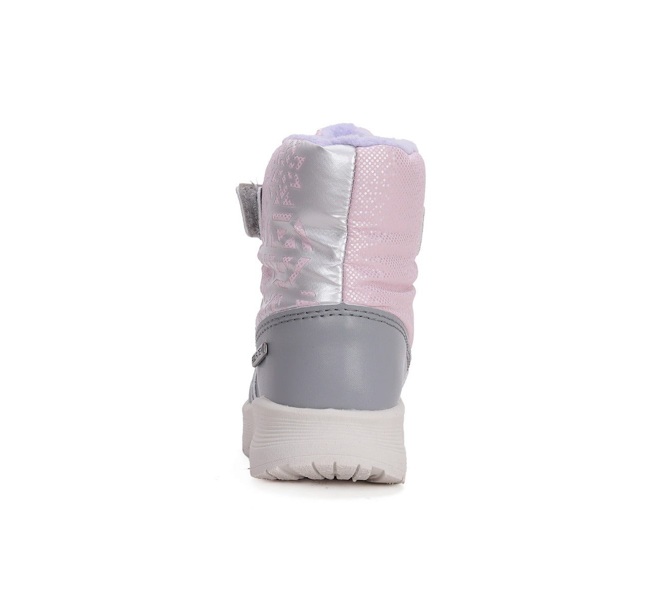 D.D.Step cizme fete Aqua-Tex imblanite 28-33 Metallic Pink cu fulgi de zapada Imagine secundară a produsului