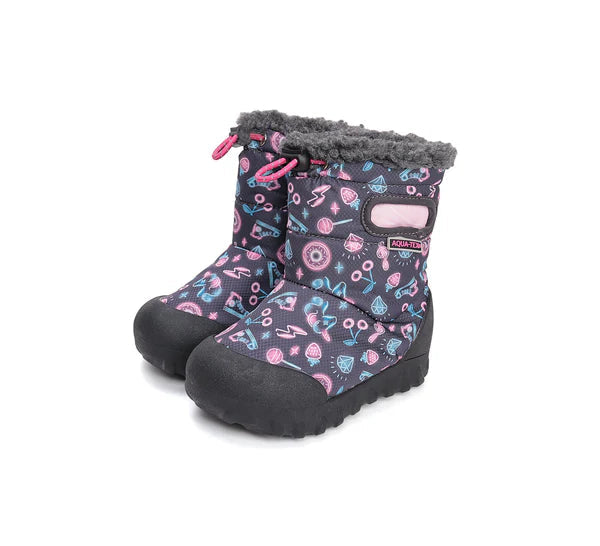 D.D.Step cizme fete Aqua-Tex imblanite 22-27 Daisy Pink Imagine principală a produsului