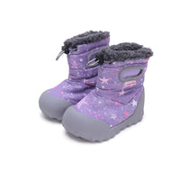 D.D.Step cizme fete Aqua-Tex imblanite 28-33 Mauve cu stele