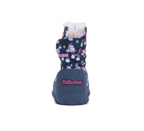 D.D.Step cizme fete Aqua-Tex imblanite 28-33 Royal Blue cu unicorn