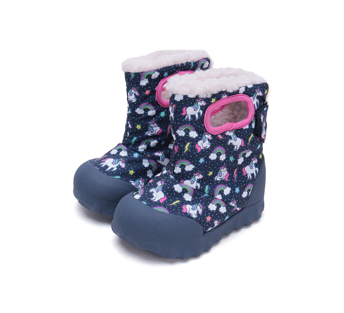 D.D.Step cizme fete Aqua-Tex imblanite 28-33 Royal Blue cu unicorn