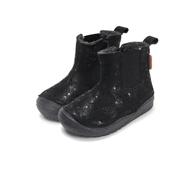 D.D.Step cizme fete imblanite 26-31 Black cu buline