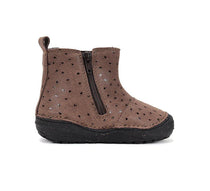 D.D.Step cizme fete imblanite 20-25 Chocolate cu buline